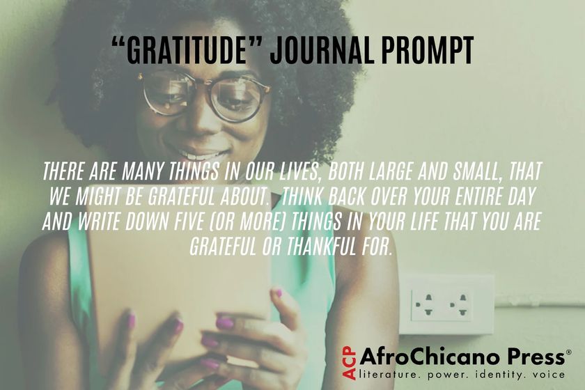 Gratitude Journal — AfroChicano Press